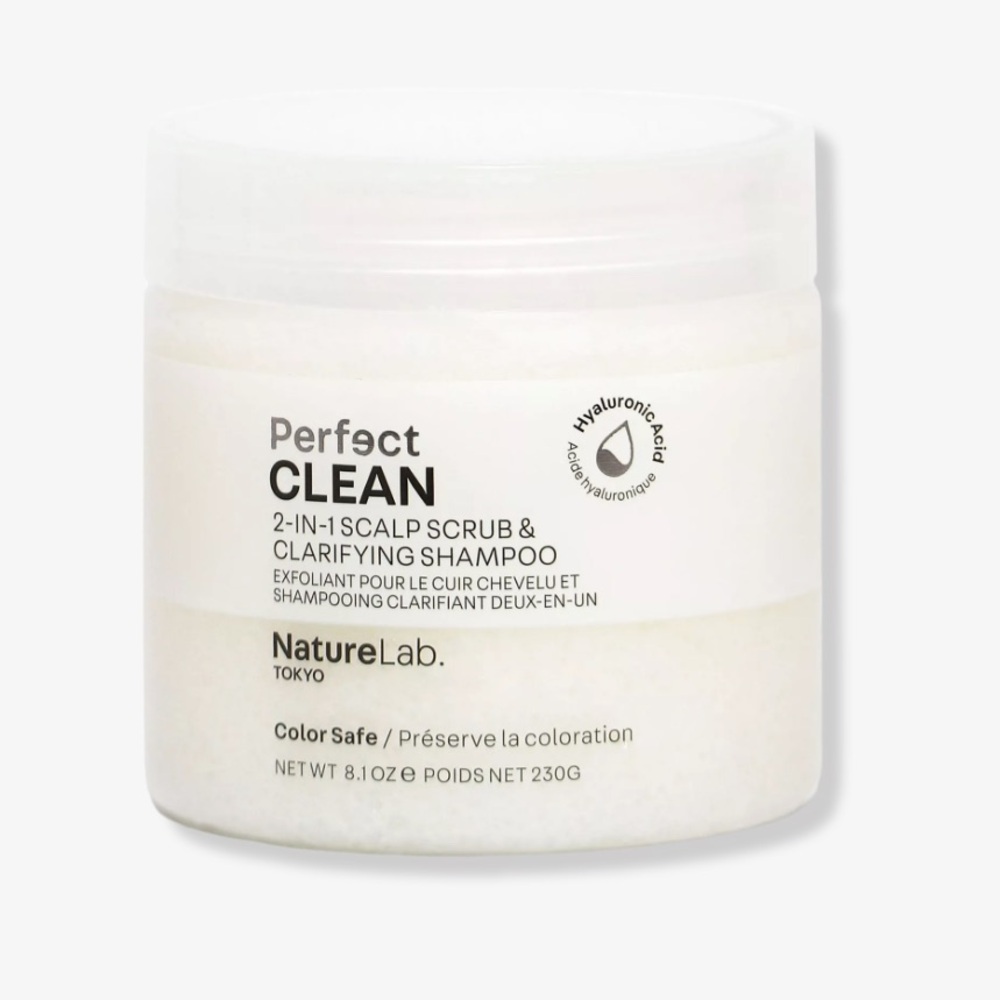 New Nature Lab Perfect Clean 2-in-1 scalp scrub clarifying shampoo